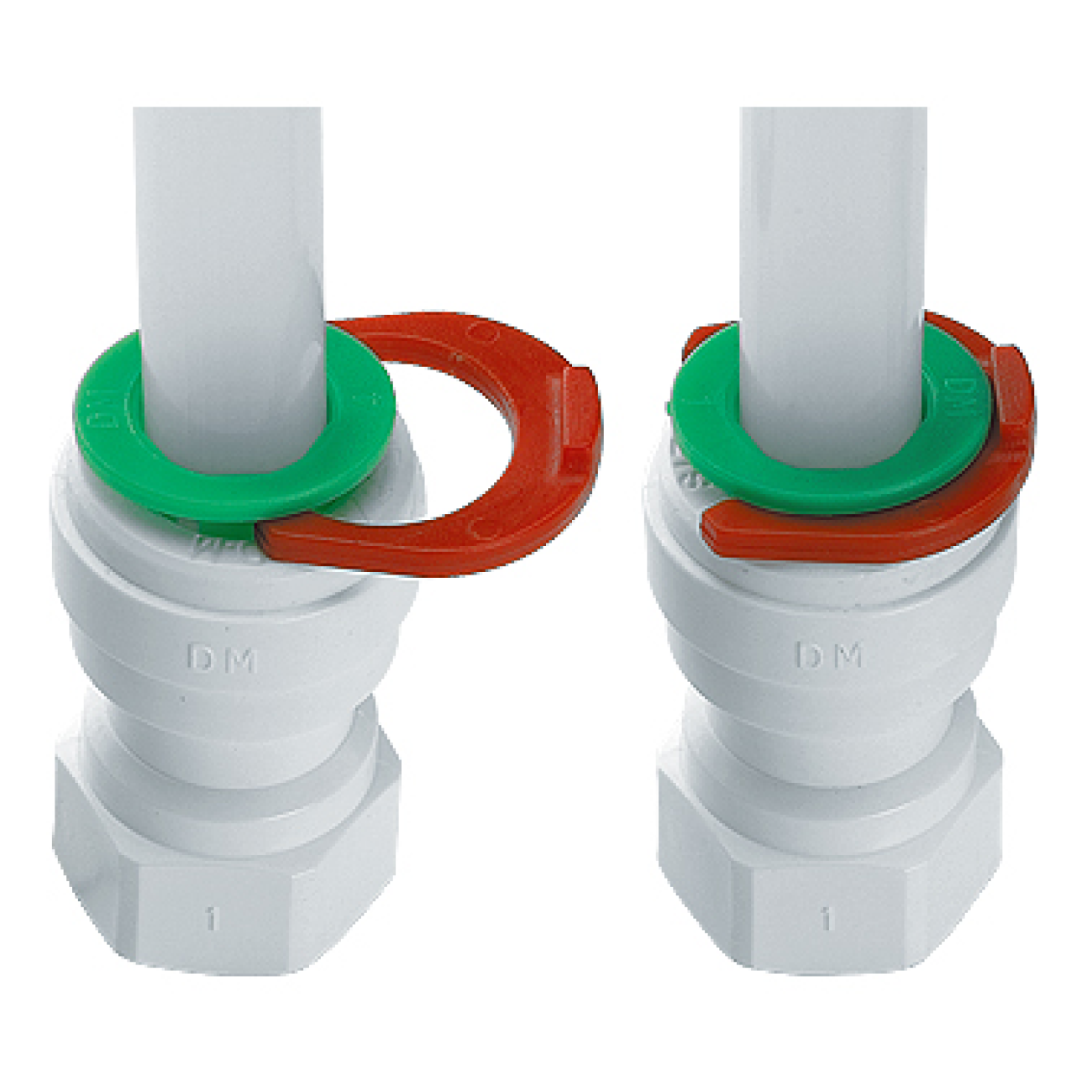 DMT locking clip red, 3/8 (Pack of 10)